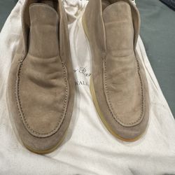 Loro Piana Beige Sandstone Open Walks Men Shoes Boots