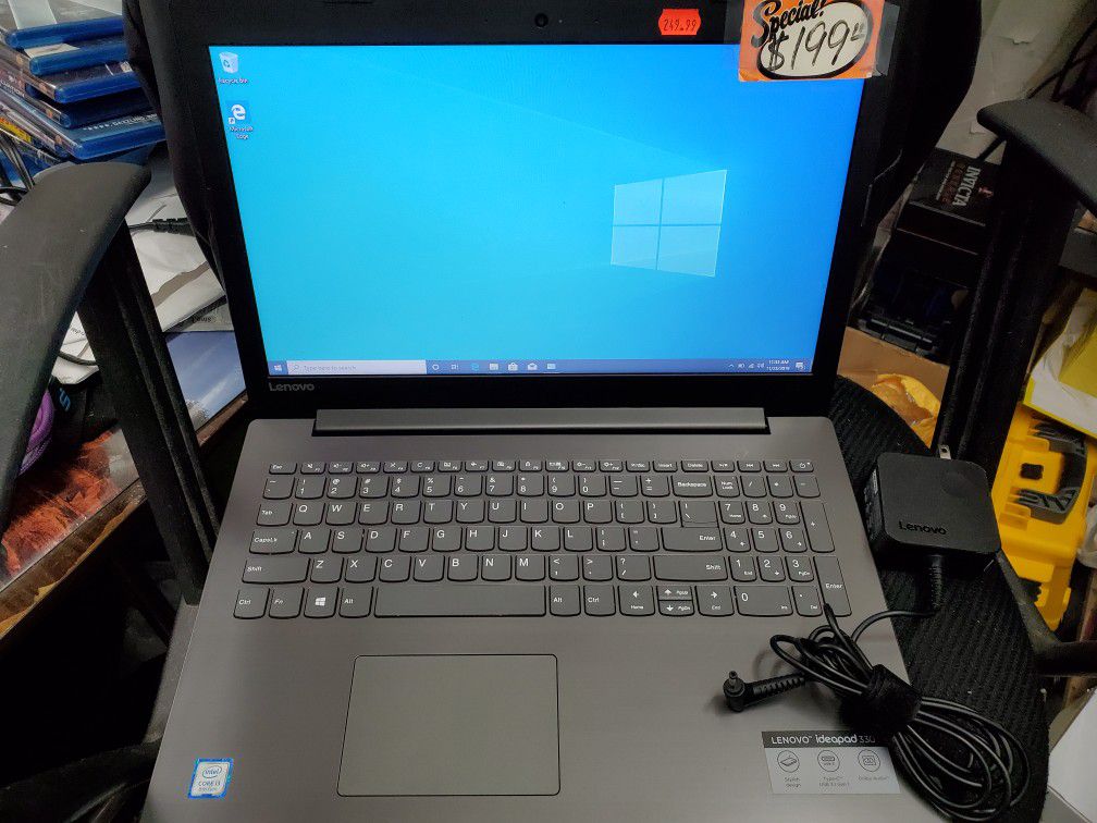 MINT 15.6" Lenovo Ideapad 330-15IKB Gray Laptop Computer