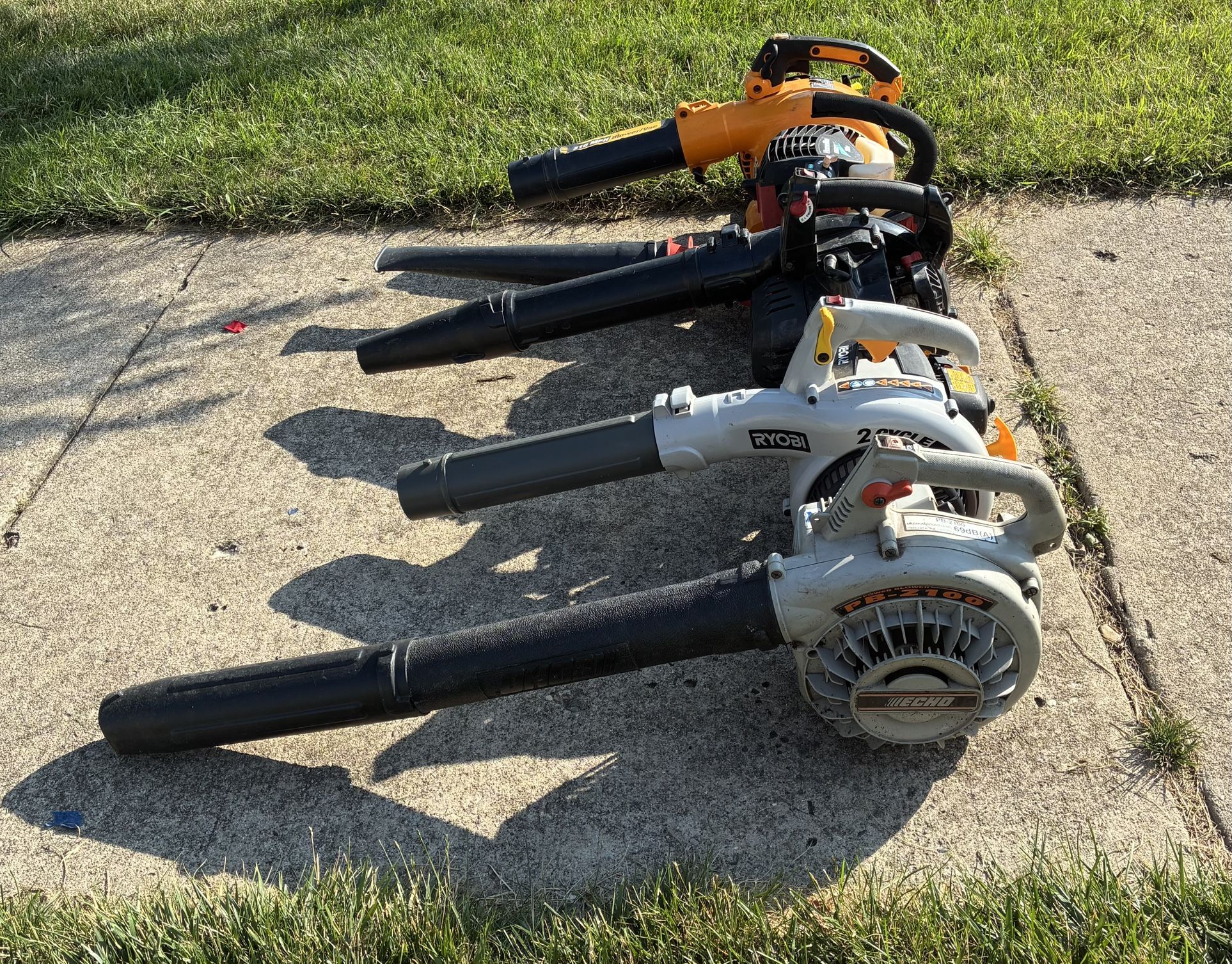 (5) Gas Leaf Blowers - ALL 5 For $20