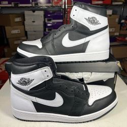 Jordan 1 black and white 10.5 Men's