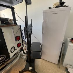 Heavy Duty TV stand on rollers 