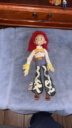 Disney  Toy Story.   Jesse, she talks.