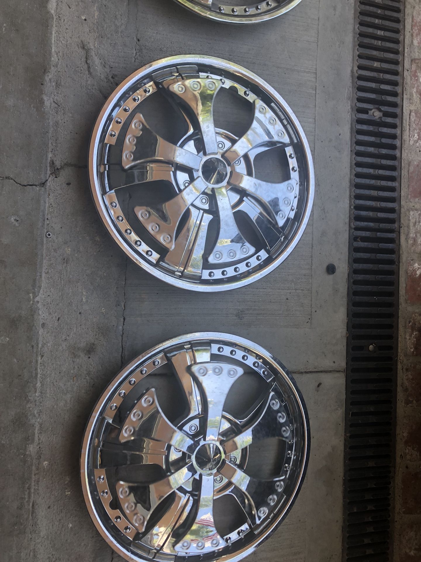 15 inch hub cap rims spinners