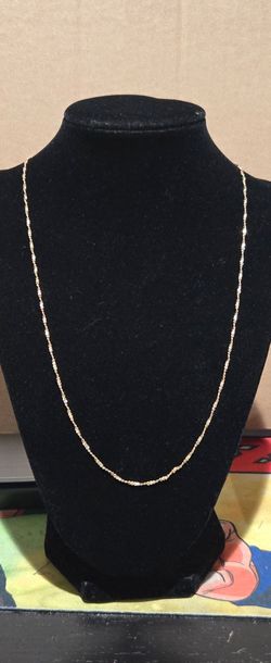 750 Italy Yellow Gold Chain 24in Necklace