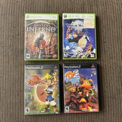 Xbox 360 and PlayStation 2 Games