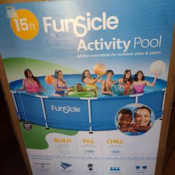 Pool 15 Ft X33 In   Funsicle   Filther And Pump  New  Caja Sellada 