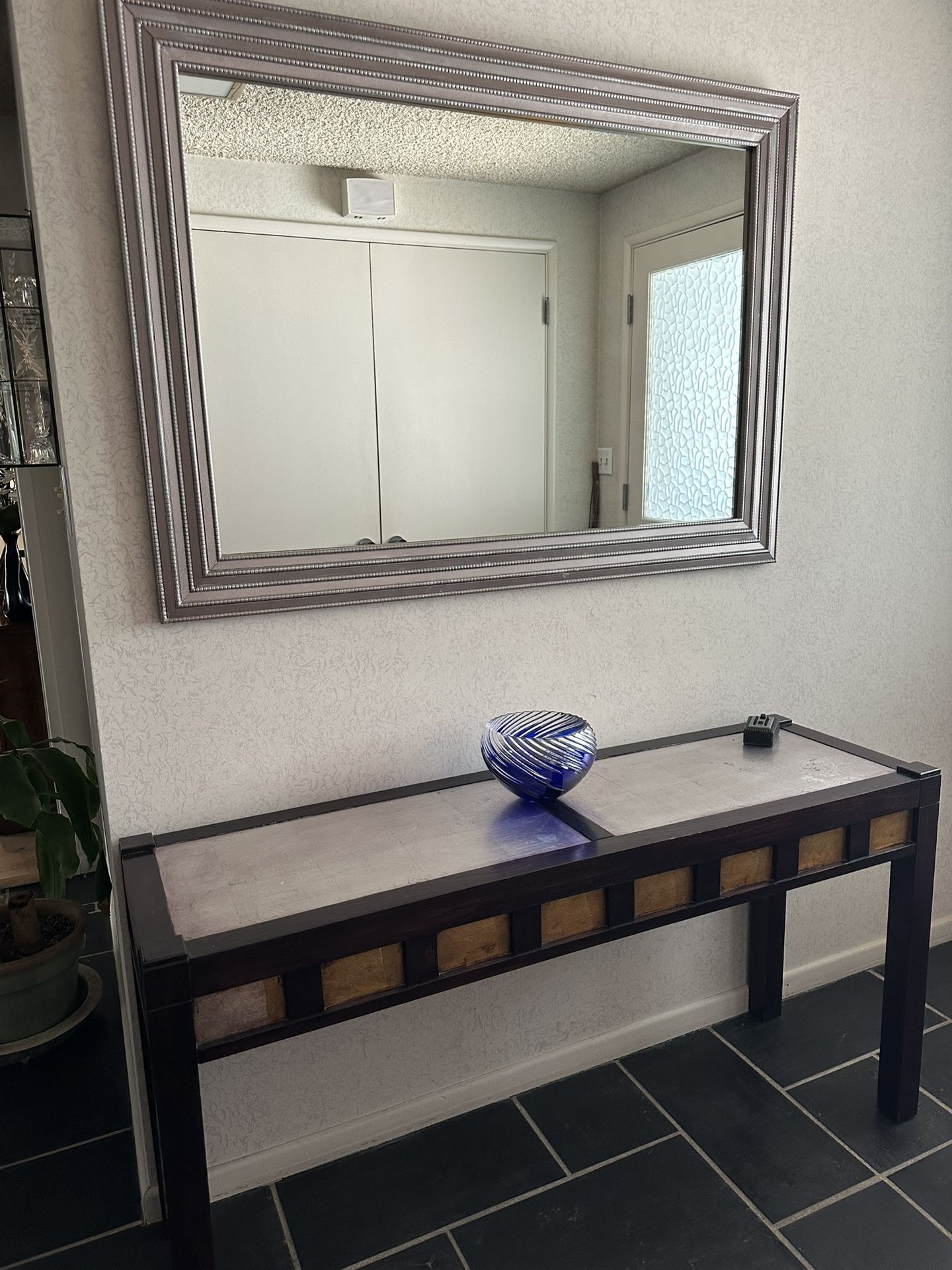 Entry Table, Mirror, Two Accent Mirrors