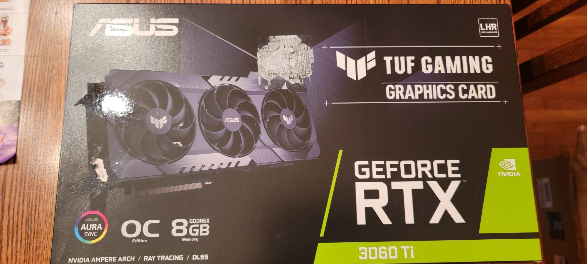 ASUS TUF Gaming OC GeForce RTX 3060 Ti  8GB GPU