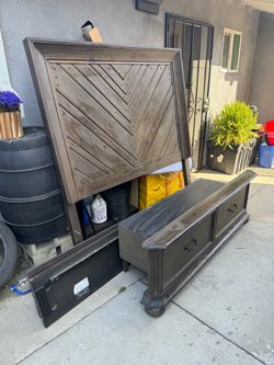 Wood Queen Bed frame