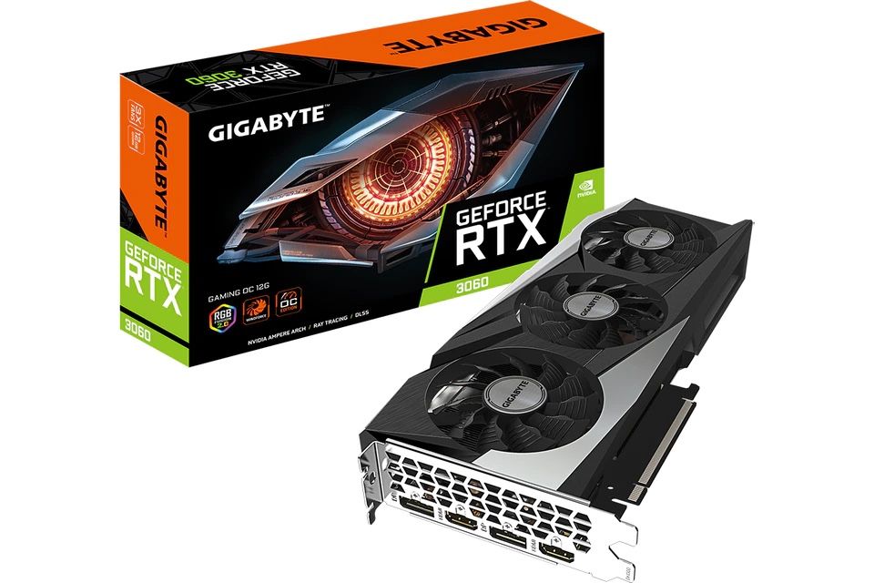 NVIDIA GIGABYTE GeForce RTX 3060 GAMING OC 12G rev. 2.0 Graphics Card
