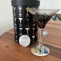 Lolita Martini Collection New Years-tini Glass