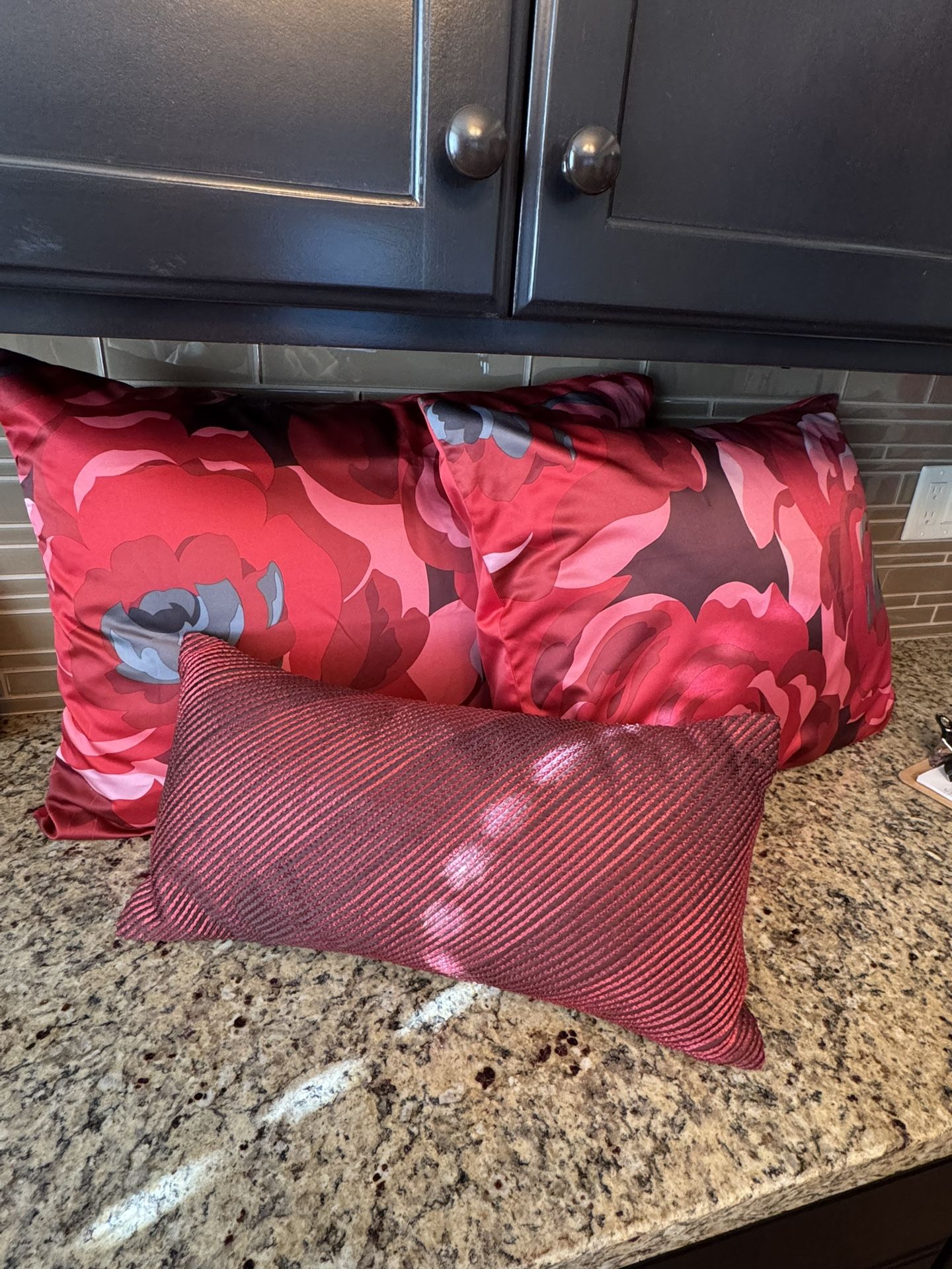 Set Of Three Decorative Pillows