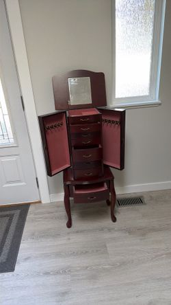 Antique Jewelry  Cabinet