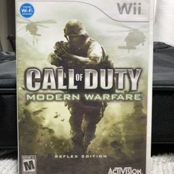 Call of duty Modern warfare Nintendo wii