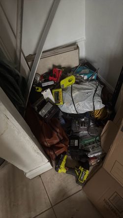 Variety of tools electronic and manual