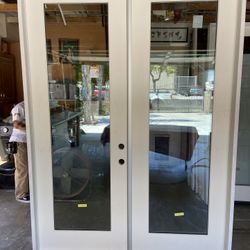 New Patio French Double Door 72” X 96” Double Pane Glass Low E Glass