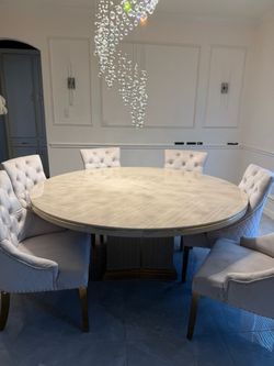 Dining table 6 chairs