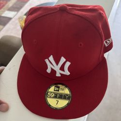 red NY Hat