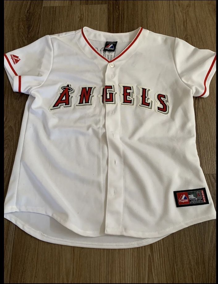 Authentic Majestic MLB Anaheim Angels Albert Pujols Baseball Jersey  Youth Large