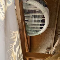 White Crib With Mattress