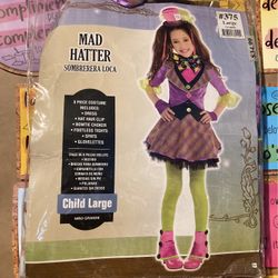 Mad Hatter Child Large US Size 12-14