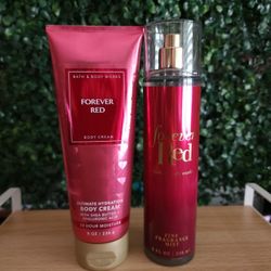 Forever Red Mist And Body Cream Set 2pc