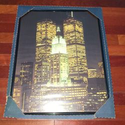 Twin Towers Framed Print 