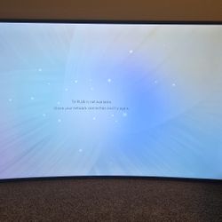 65-in Curved Samsung TV