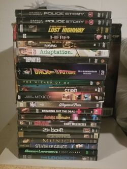Dvds and blu rays