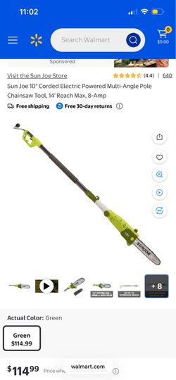Sunjoe pole saw