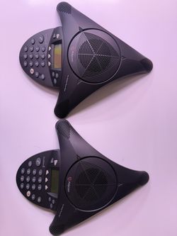 (2x) Polycom SoundStation 2 Conference Phone-Good condition 2(contact info removed)0-601