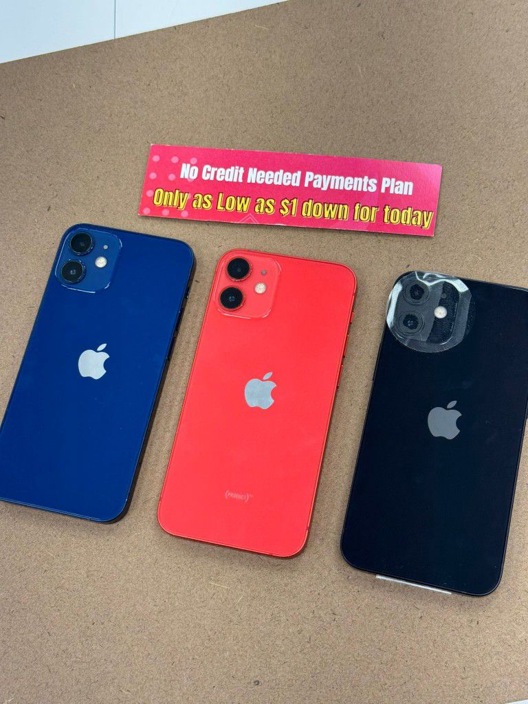 Apple Iphone 12 Mini Pay $1 DOWN AVAILABLE - NO CREDIT NEEDED