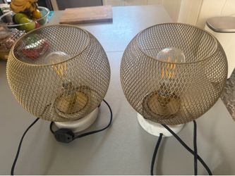 Brass & Marble Table Lamps