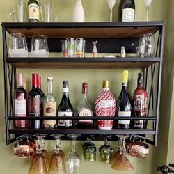 Wall Mounted Wine Rack