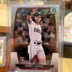 2023 Bowman CORBIN CARROLL Chrome Rookie RC Mojo Refractor #73 Diamondbacks