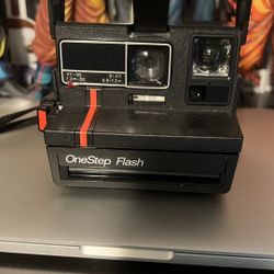 POLAROID 600 RED STRIPE INSTANT FILM CAMERA