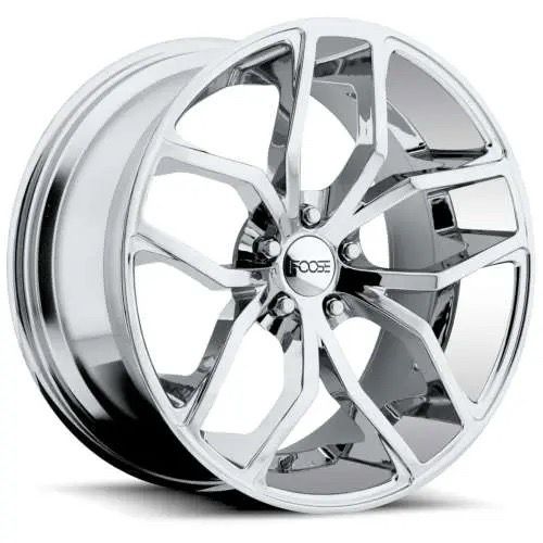20” Foose Outkast F148 Chrome Wheels 20x8.5 ET35 5x120 Rare Split-Spoke ...