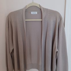 3XL Calvin Klein Gold Metallic Sweater