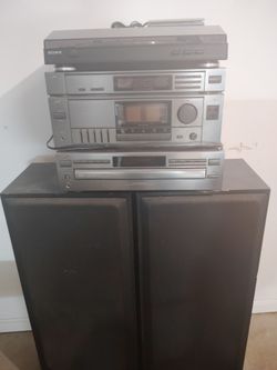 Home JVC Sterio Syystem With 2 _12inch Tower Speakers