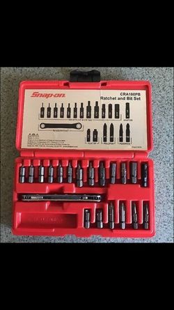 Snap On CRA180PB offset Ratcheting Driver and Bit Set for Sale in