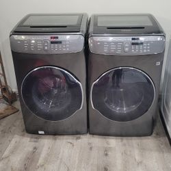 Samsung Flex Duo Washer And Gas Dryer Set 
