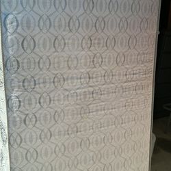 Bed Frame With Mattress. 