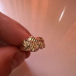 10k Gold Nugget Ring
