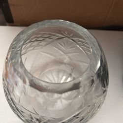 Crystal Vase 4” Goldfinch 
