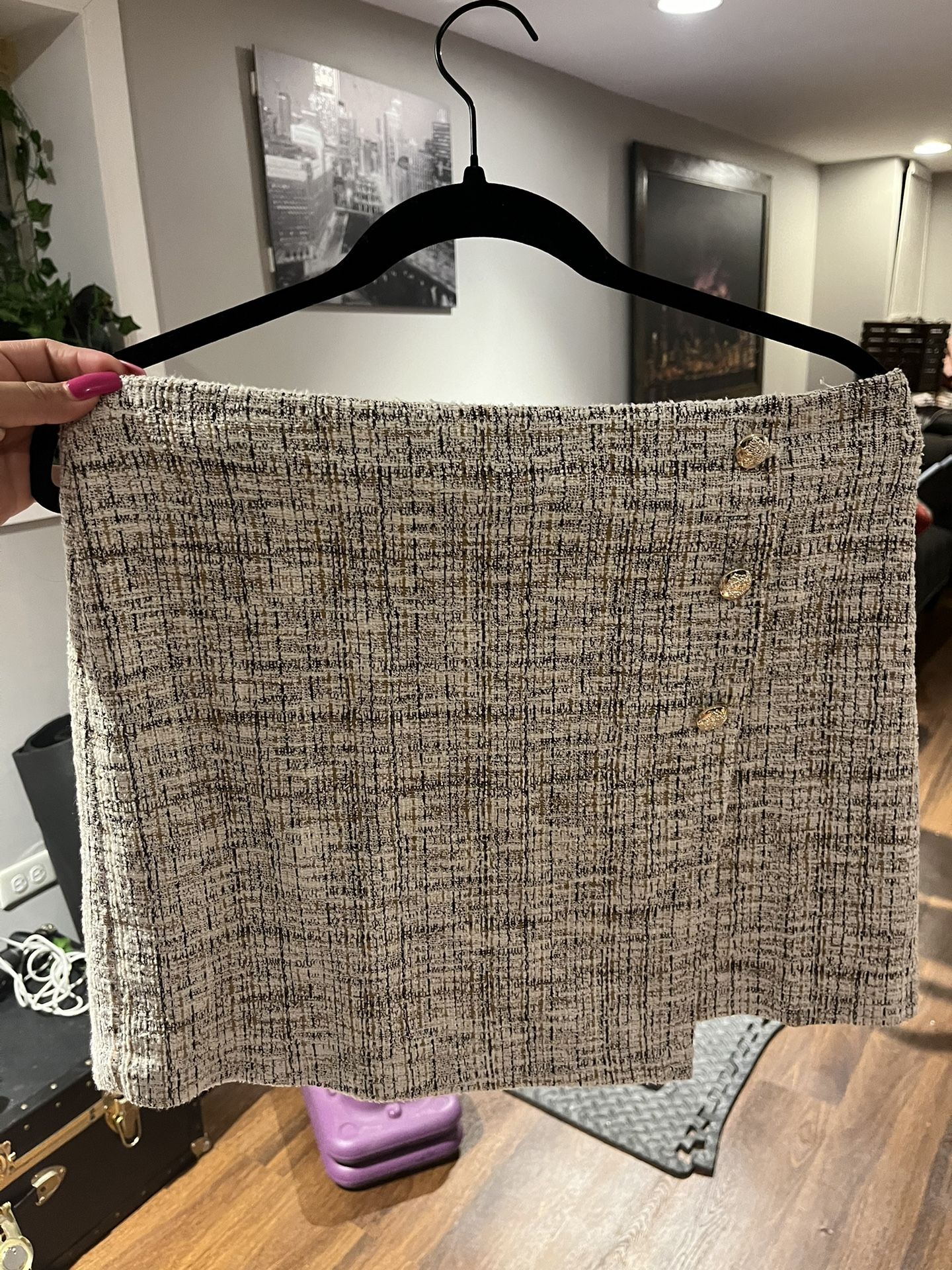 Large Knit Skirt 