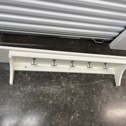 🤩 ikea Wood Wall Shelf With Hooks 