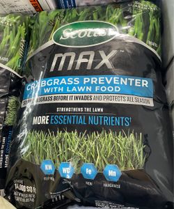 Scott’s max crabgrass preventer