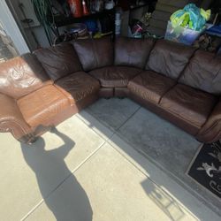 Leather Couch 