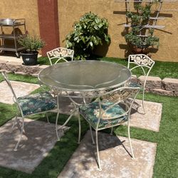 Vintage Iron Patio Furniture 