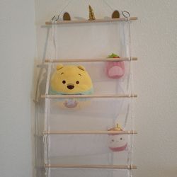 Unicorn Stuffed Animal Storage Hammock Rack